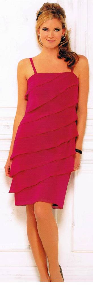 Chiffon layered dress - one only size 6
