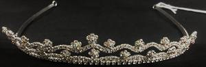 Silver diamante tiara - one only
