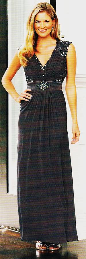 Full length Grecian gown - size 24 only